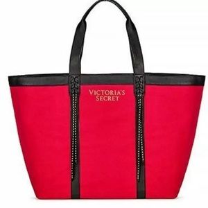 Red shoulder Tote Bag